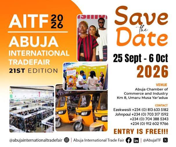Poster for 21st Abuja International Trade Fair