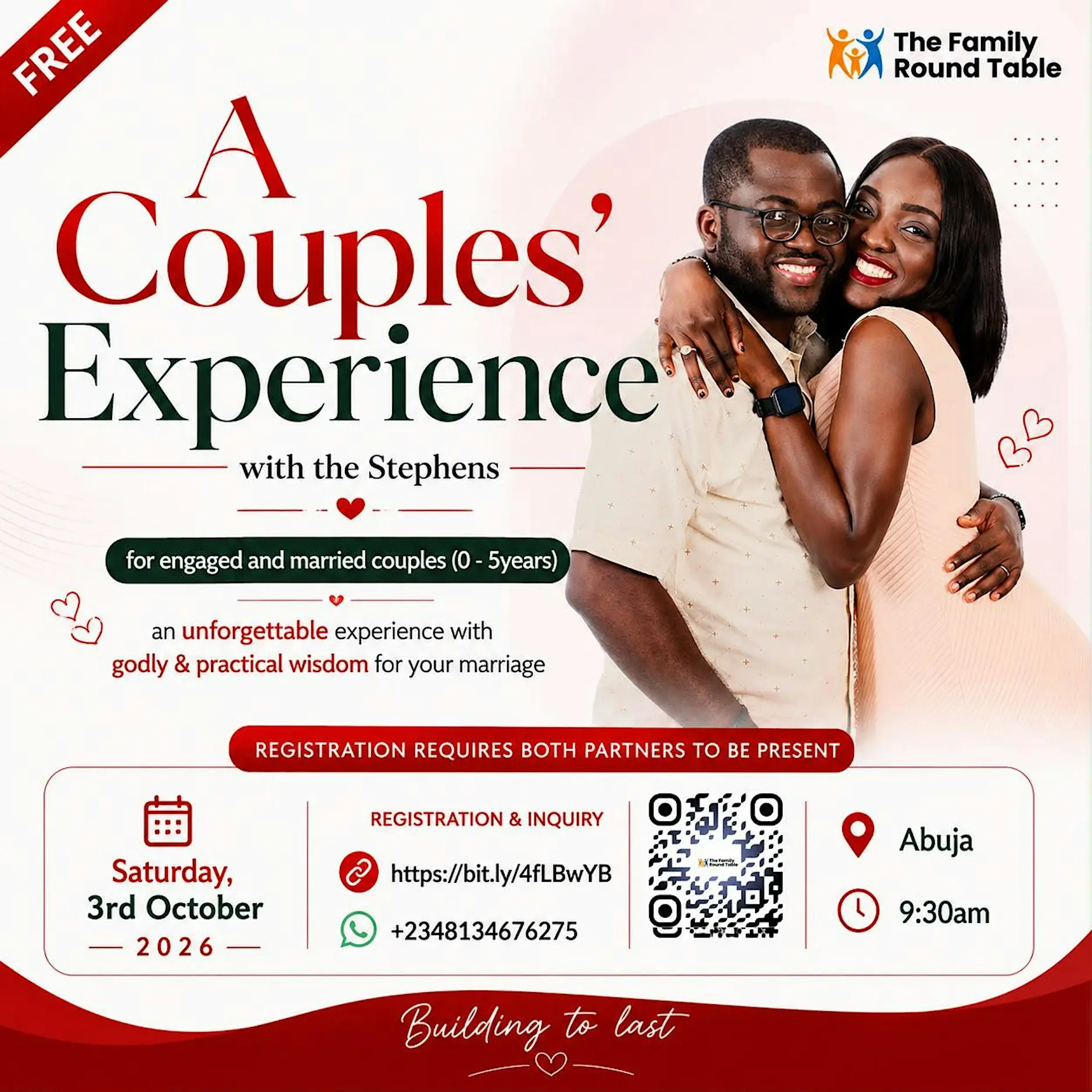 Poster for Couples' Experience with the Stephens