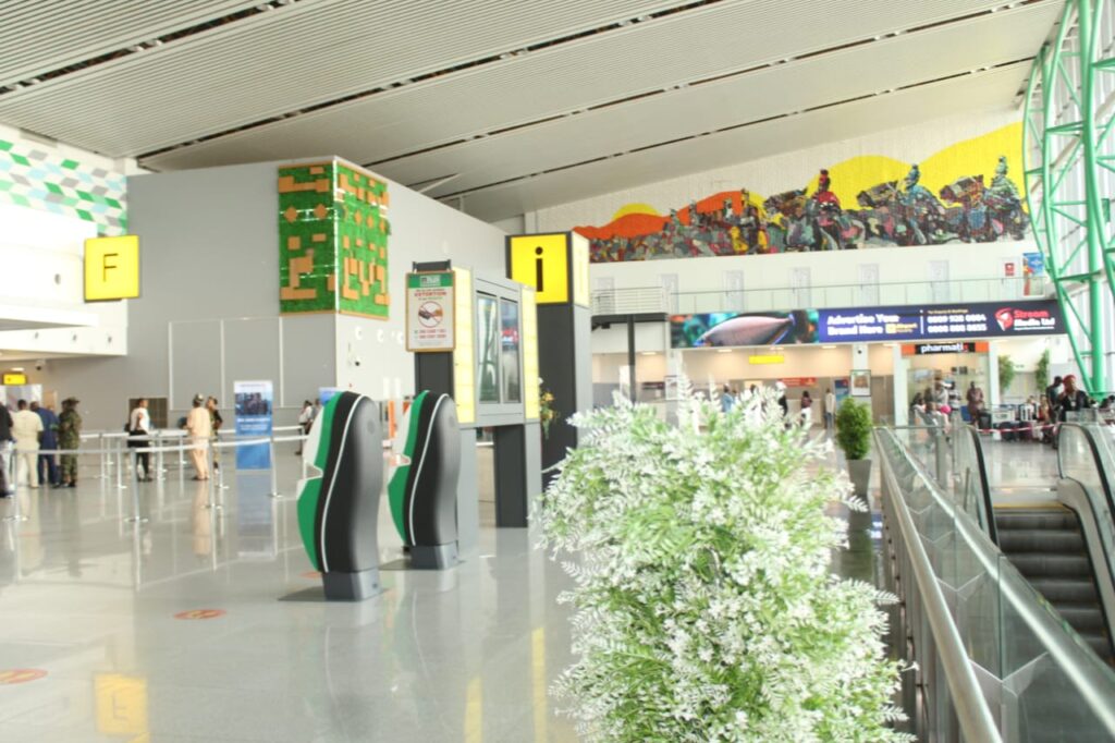 Arrivals hall at Nnamdi Azikiwe International Airport, Abuja