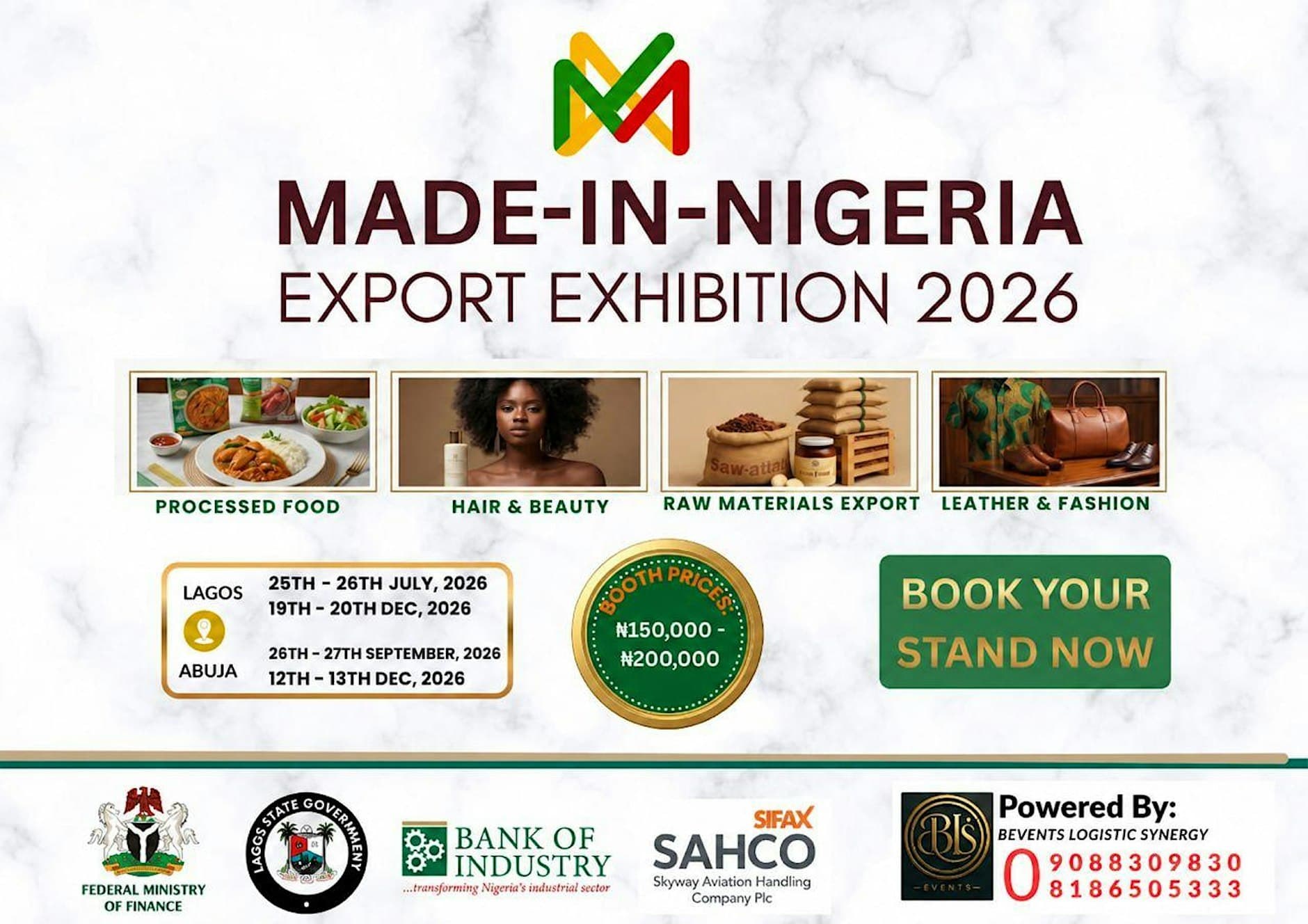 Made-in-Nigeria Export Exhibition 2026 banner