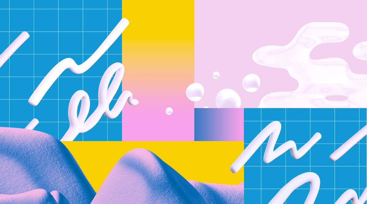 Abstract colourful graphic artwork for The Afrokalangu Experience