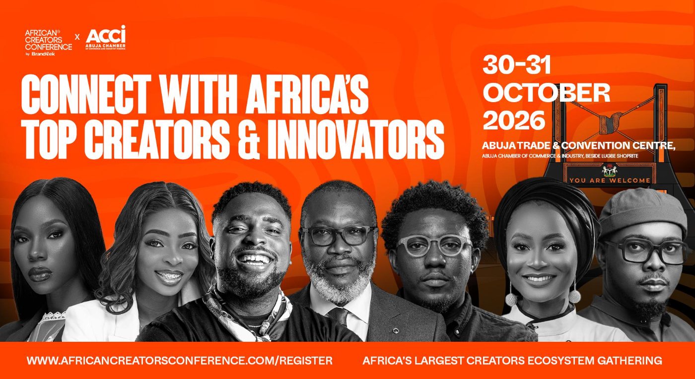 Official promotional flyer for African Creators Conference 2.0