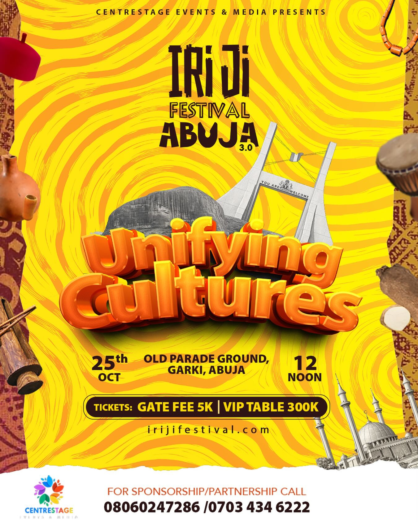 Iri Ji Festival Abuja 3.0 poster