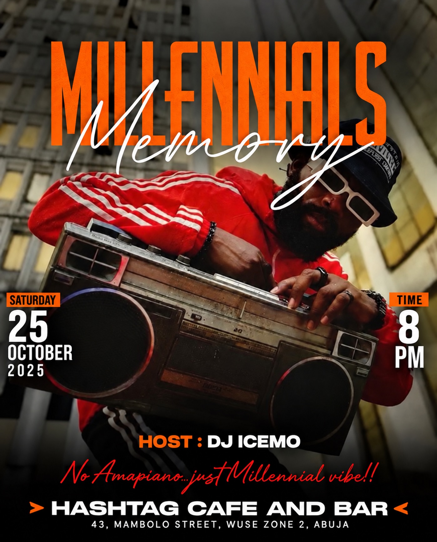 Millennials Memory — 90s and 2000s Party with DJ Icemo poster