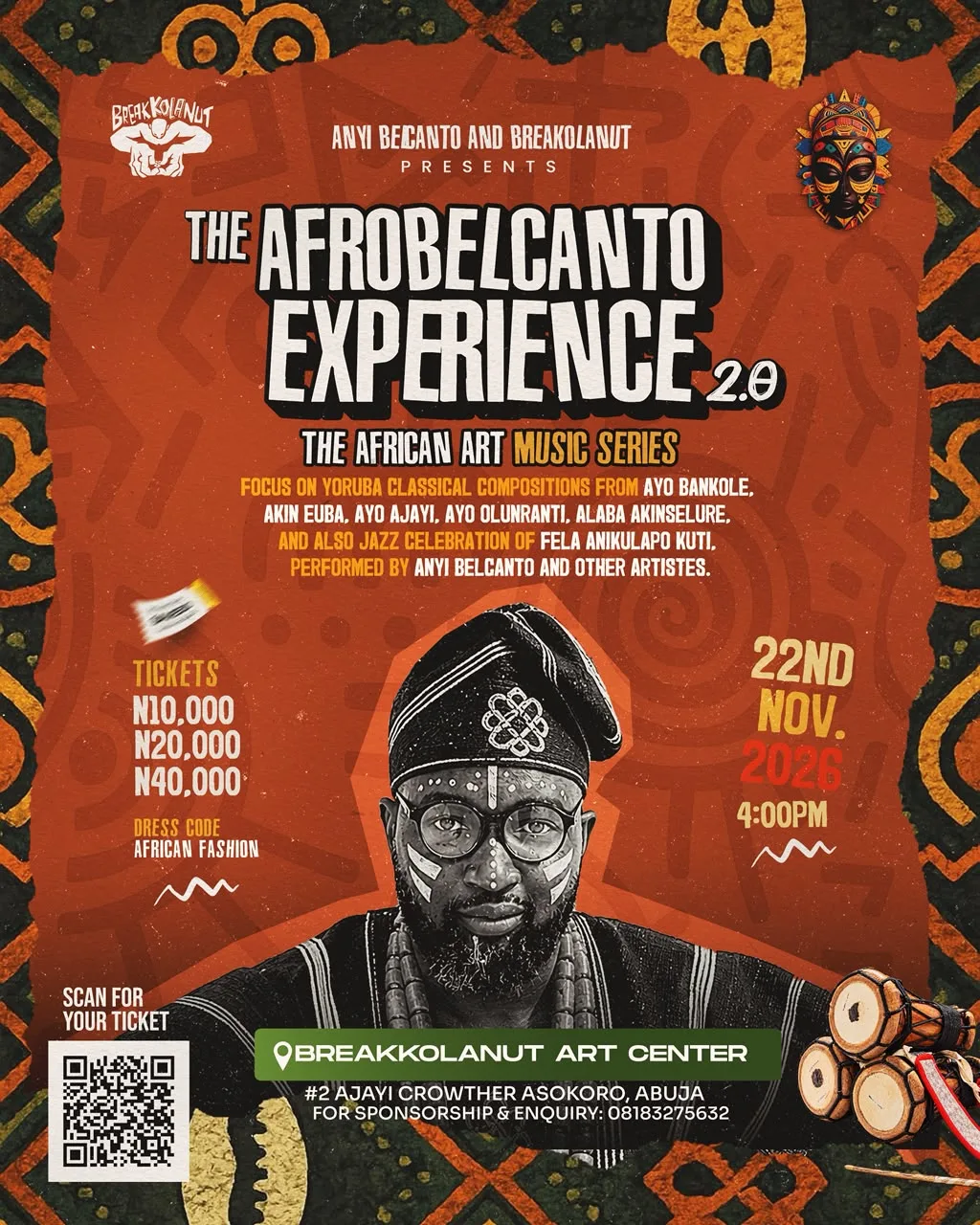 The Afrobelcanto Experience 2.0 poster