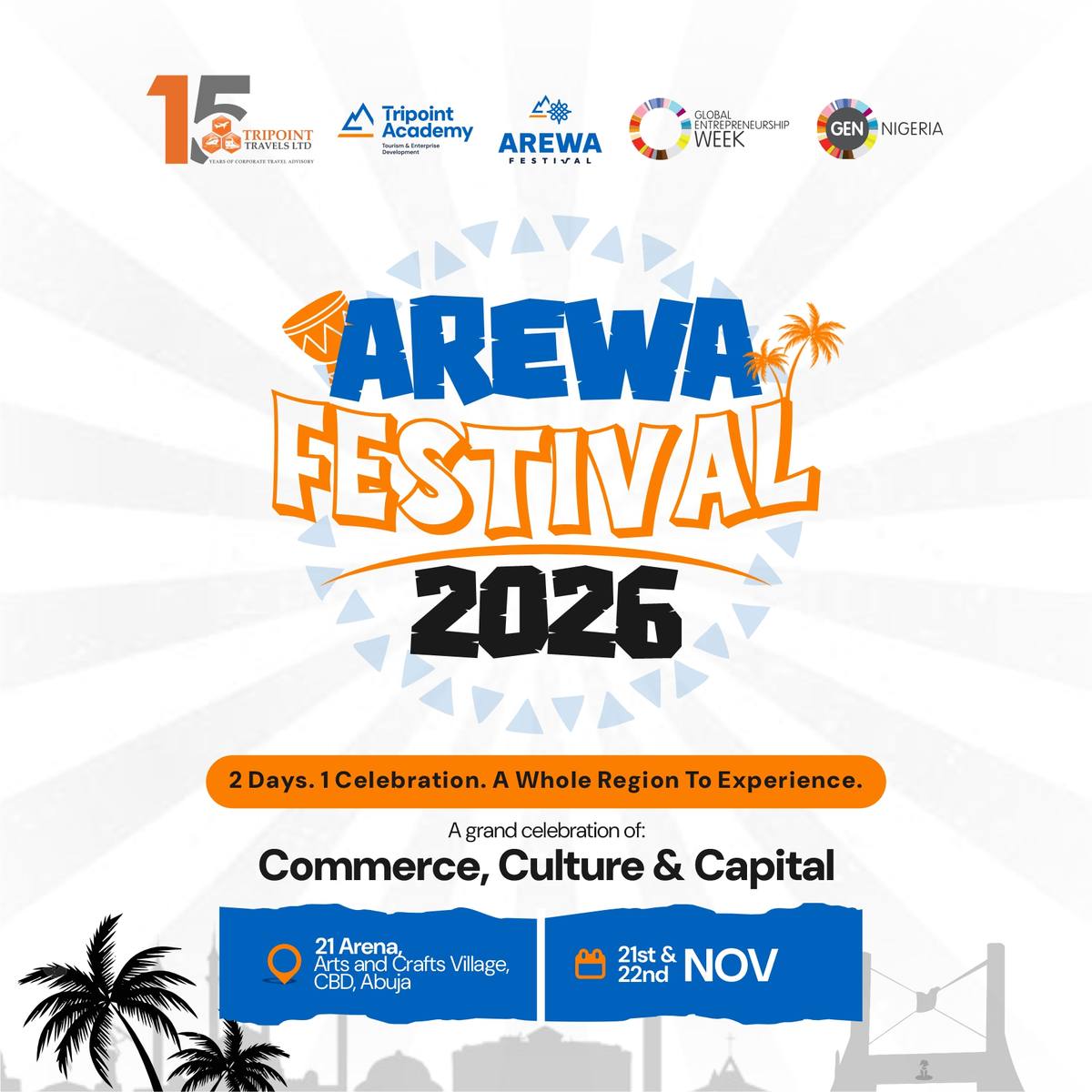 The Arewa Festival 2026 poster