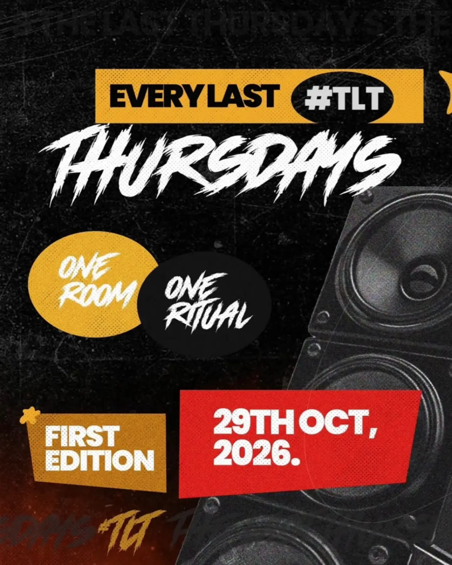 The Last Thursdays (TLT) — Debut Halloween Edition poster